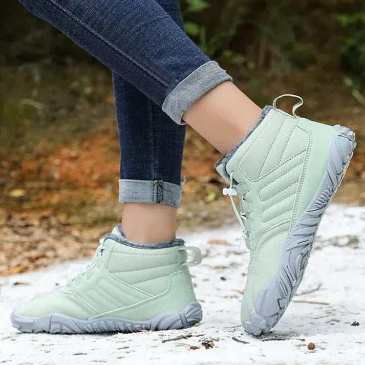 Bequeme Sneaker Damen Barfuß Komfortschuhe