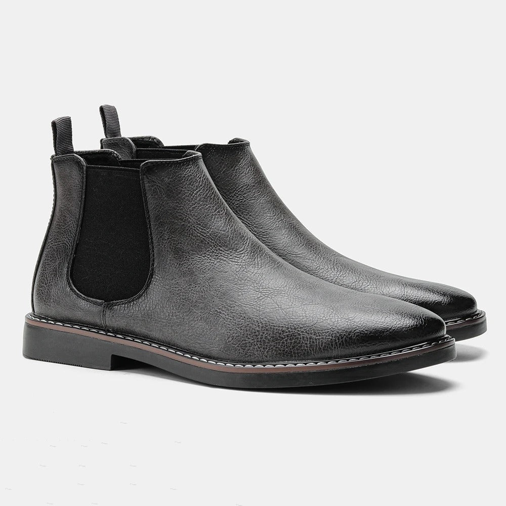 Chelsea Stiefel Damen Zeitlos Elegannt Schwarz