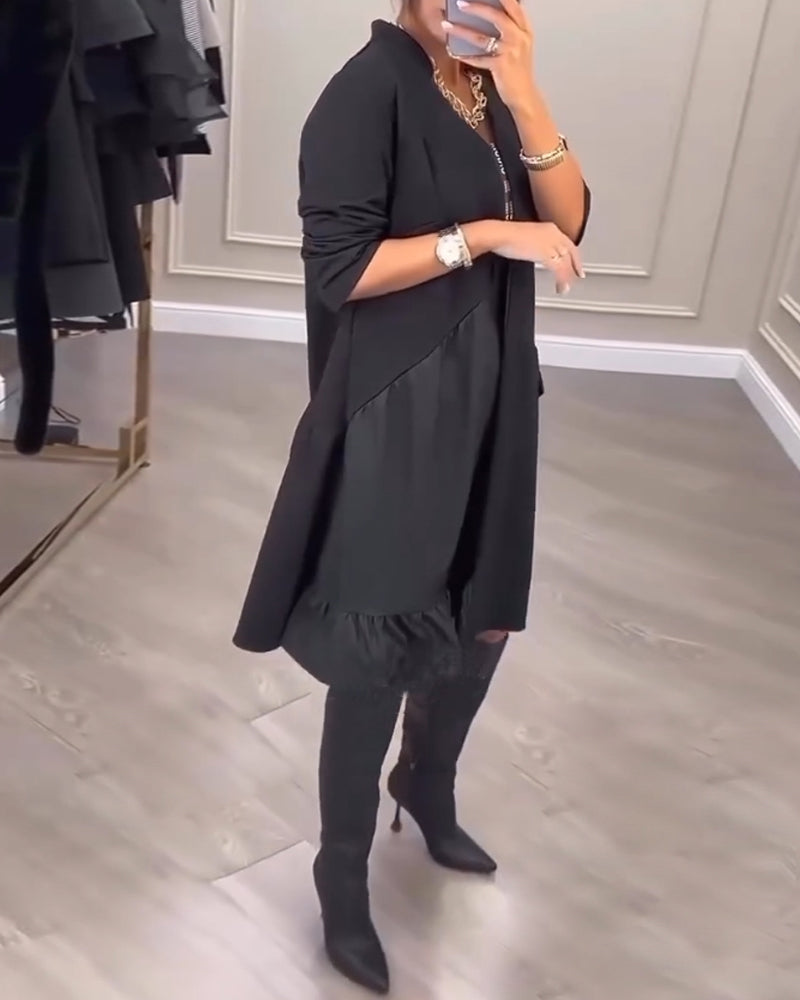 Damen Pullover V-Ausschnitt Glamour Style