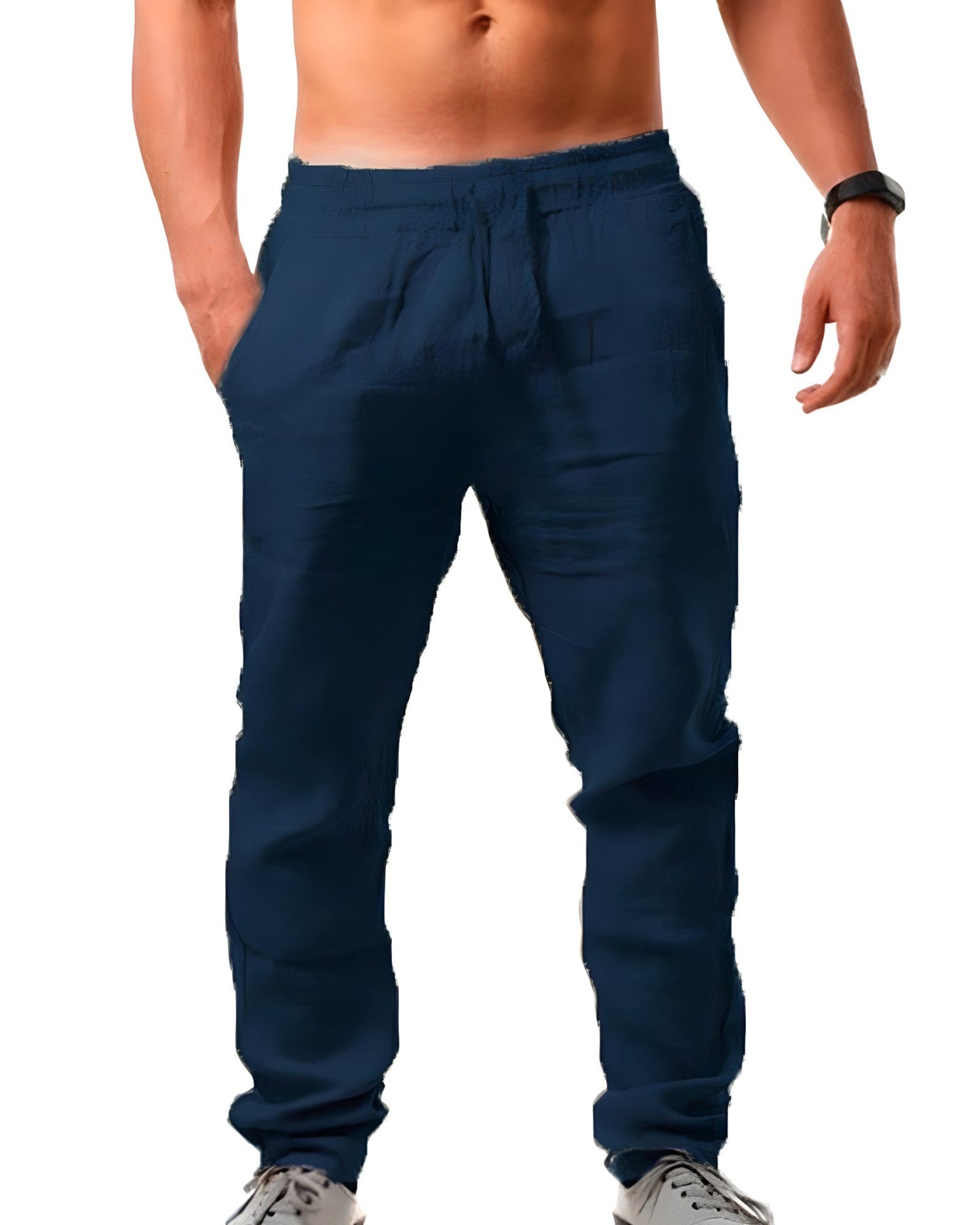 Leinenhose Damen Bequem Lässig Sommer