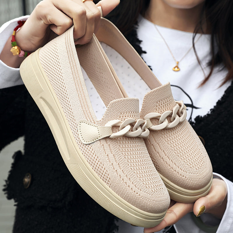 Damen Freizeitschuhe Ergonomisch Atmungsaktiv Bequem