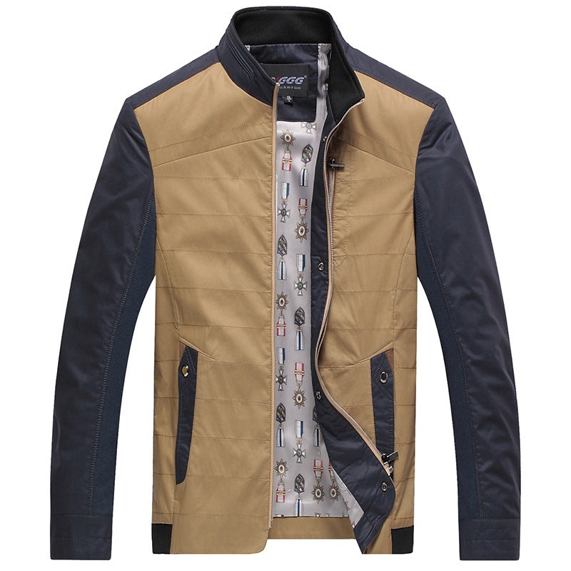 Herren Sportjacke Technisch Funktionell Mit Kontrastdetails