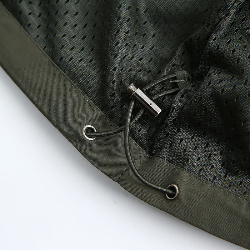 Männer Outdoorjacke Wasserdicht Atmungsaktiv Reißverschluss