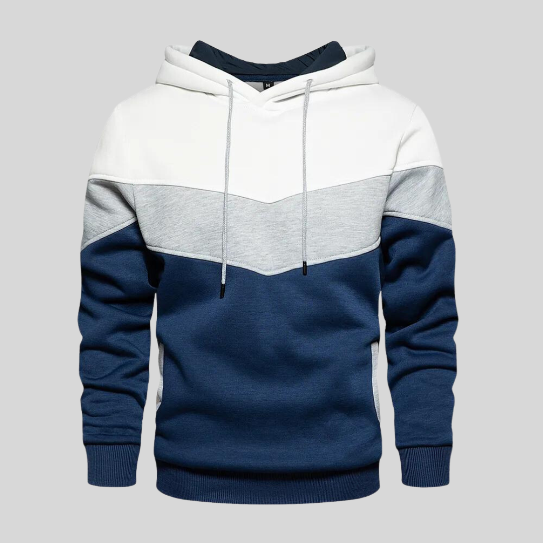 Patchwork Pullover Herren Baumwolle Modern