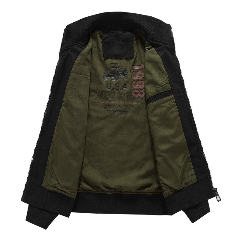 Herren Outdoor-Jacke Funktionell Mit Taschen