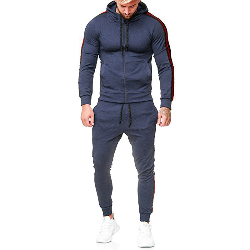 Herren Trainingsanzug Sportlich Modern mit Reißverschluss
