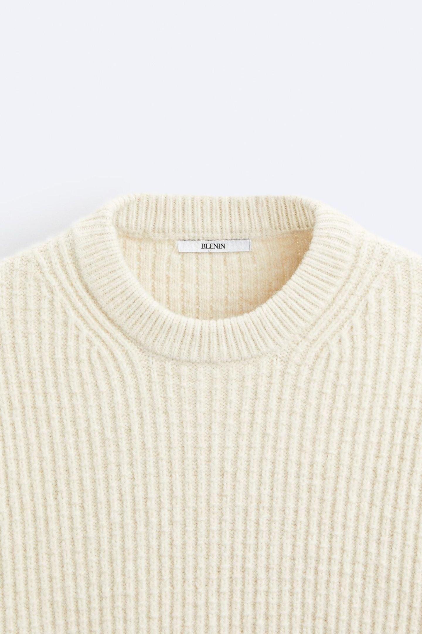 Klassischer Pullover Grobstrick Bequem Warm