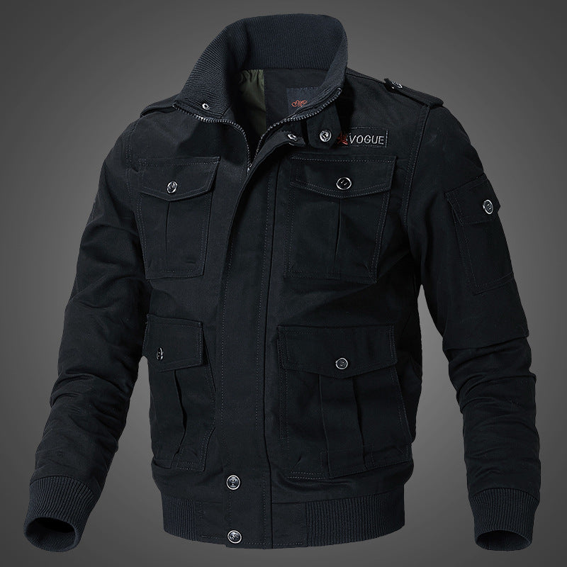 Herren Utility-Jacke Multifunktional Praktisch Modern