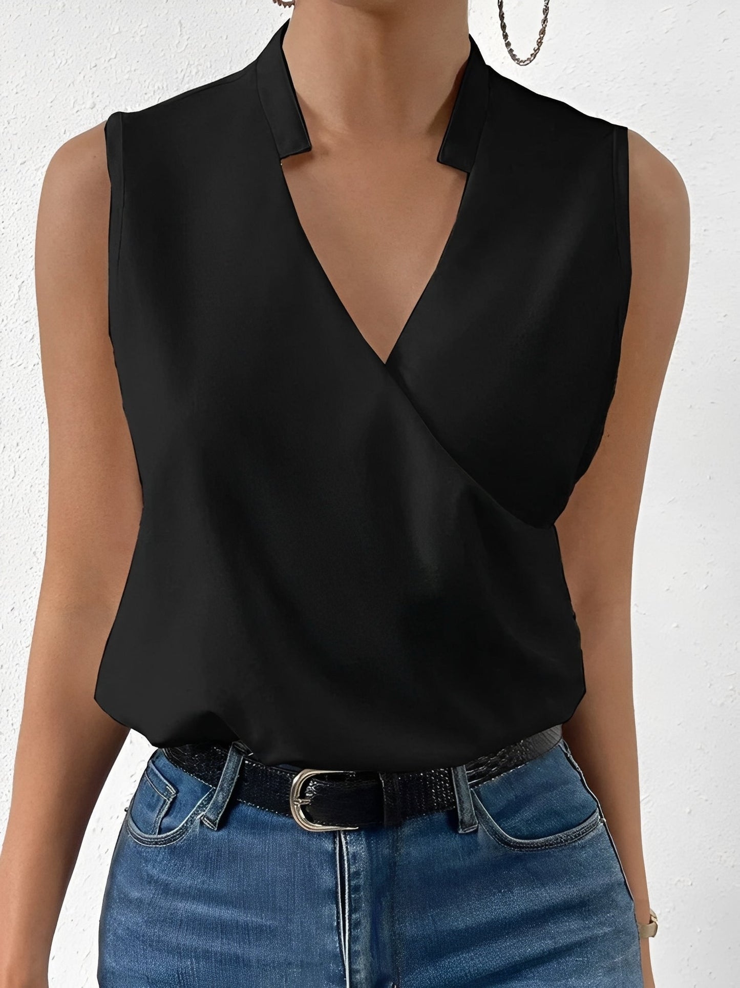 Ärmellose Damenbluse Sommerlich Elegante Bluse