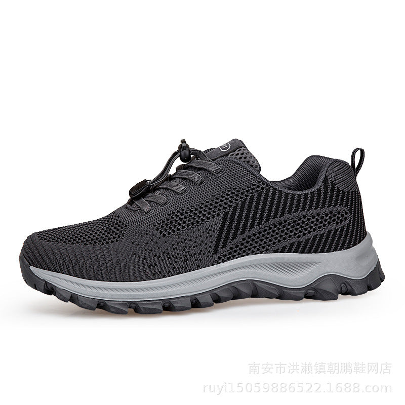 Damen Laufschuhe Sportlich Atmungsaktiv Mesh Schnellschnürsystem