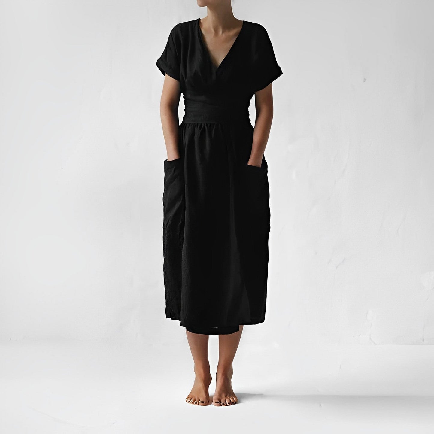 Leichtes Leinenkleid von BerlinGlamour für Damen