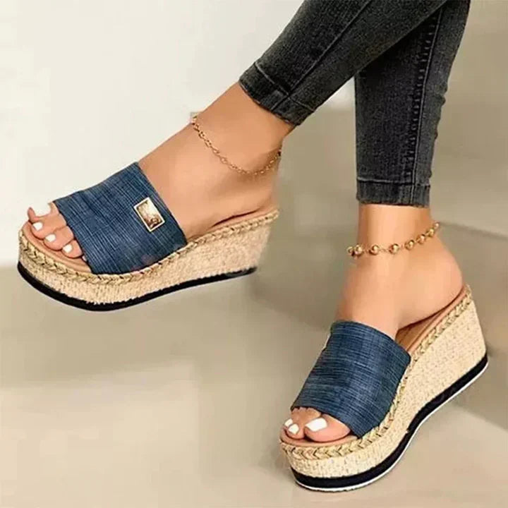 Damenschuhe Orthopädische Keil-Sandalen Sommer