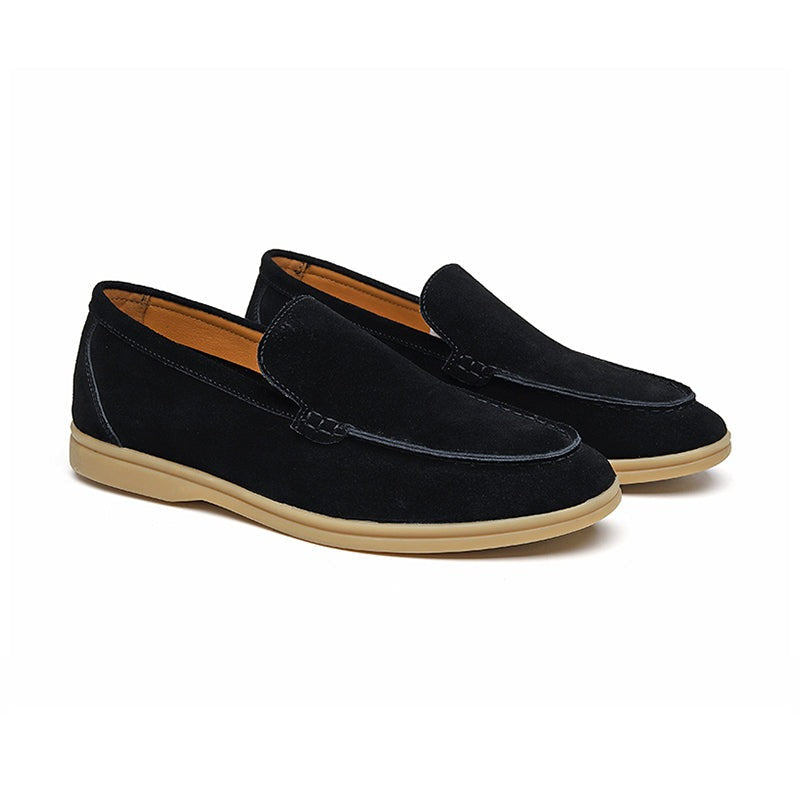 Herren Loafers Wildleder Italienischer Stil Schuhe