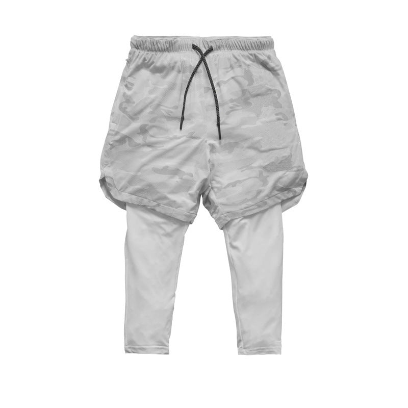 Herren Trainingshosen Elastisch Mit integrierten LeggingsSport