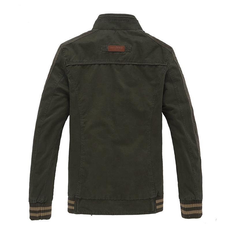 Herren Outdoor-Jacke Sportlich Wasserdicht Funktionale Taschen