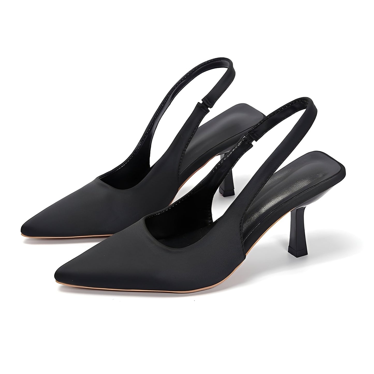 Damen High Heels Slingback Schuhe Elegantes Design