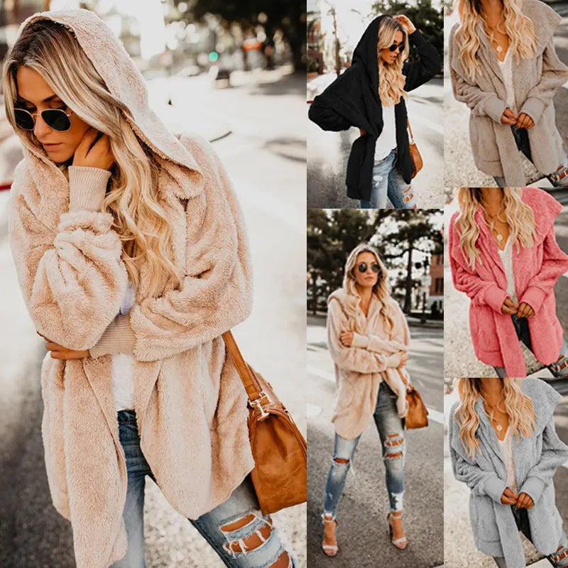 Lia | Warme Teddy Fleecejacke Zendoo.de