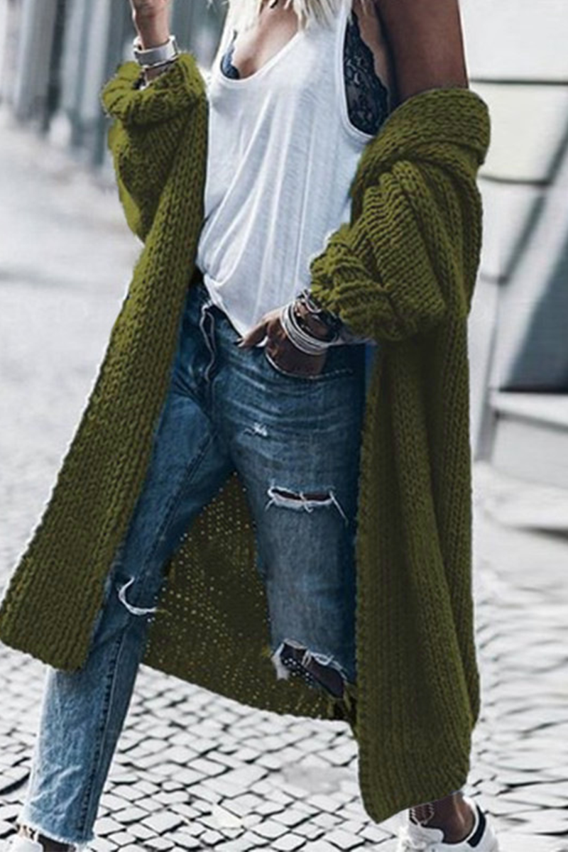 Strickjacke Damen Bequem Klassisch Elegante