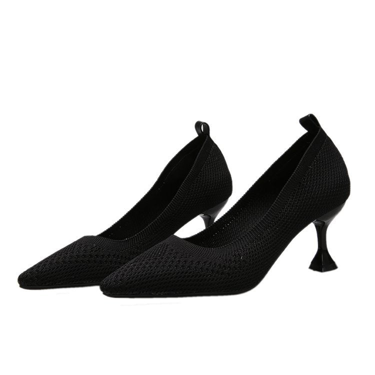 Damen High Heel Pumps mit Strass und Hohem Absatz