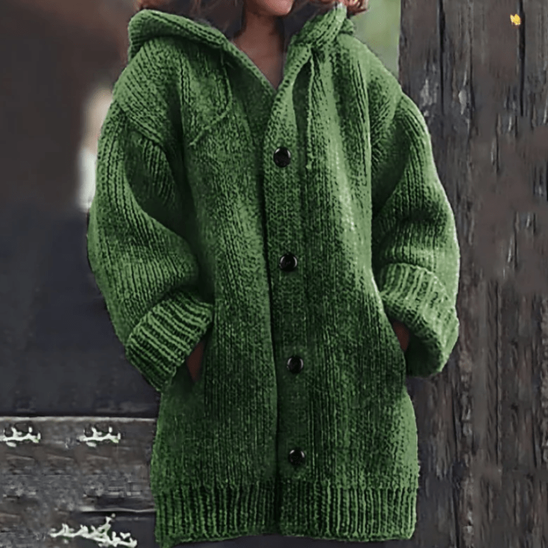 Damen Strickjacke Warm Soft Rosa