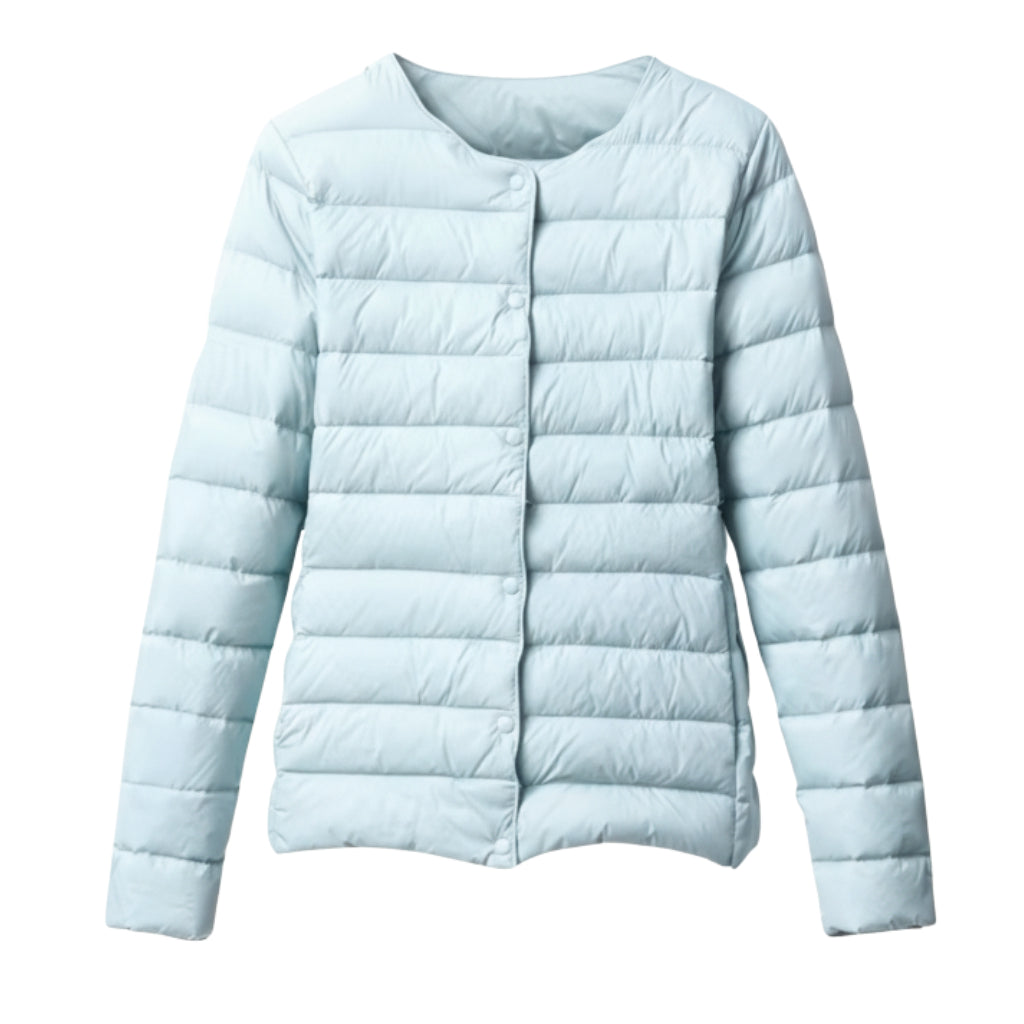 Damen Pufferjacke Leicht Gesteppt Frühlingssaison