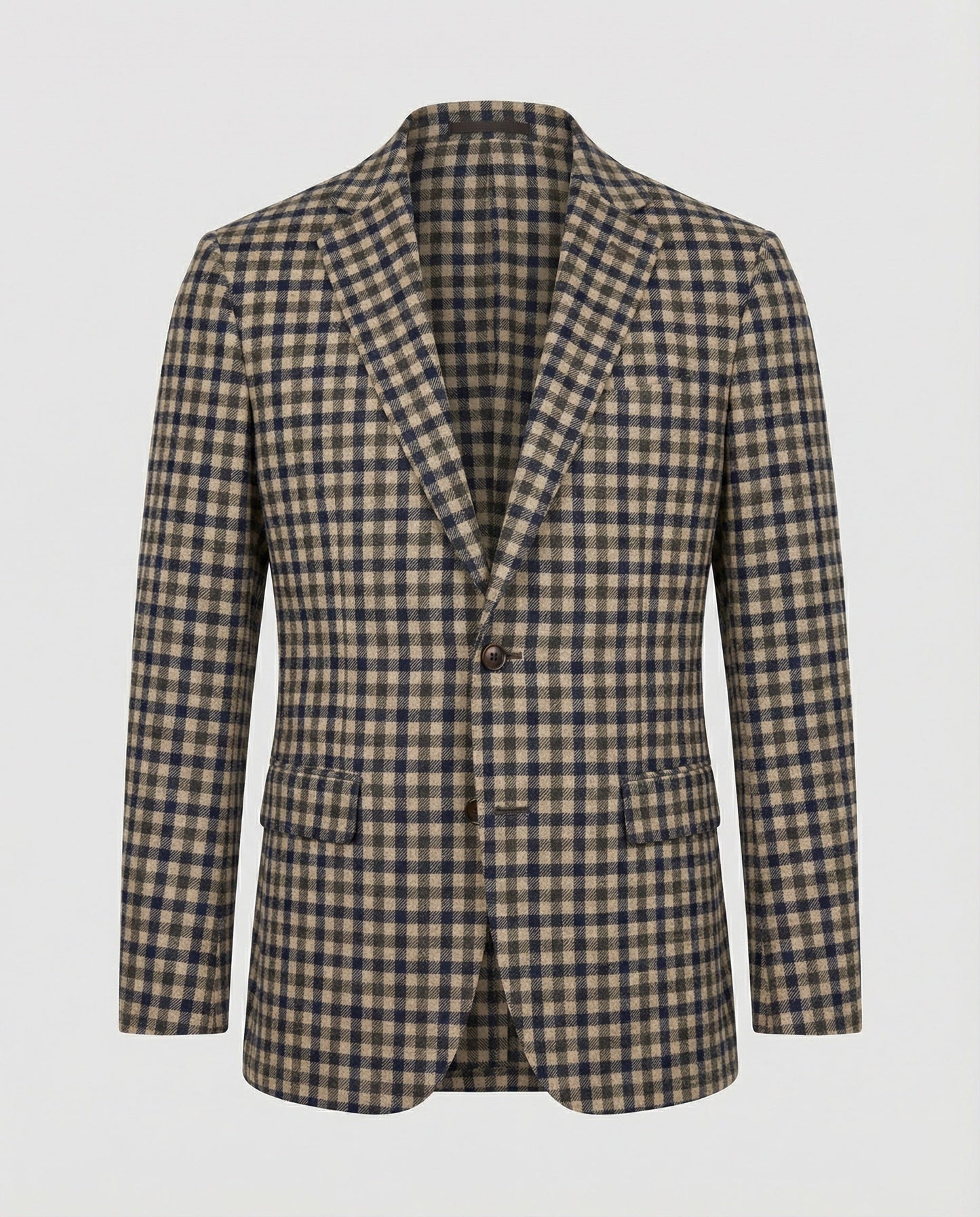 Herren Blazer Karierter Eleganter Business Blazer