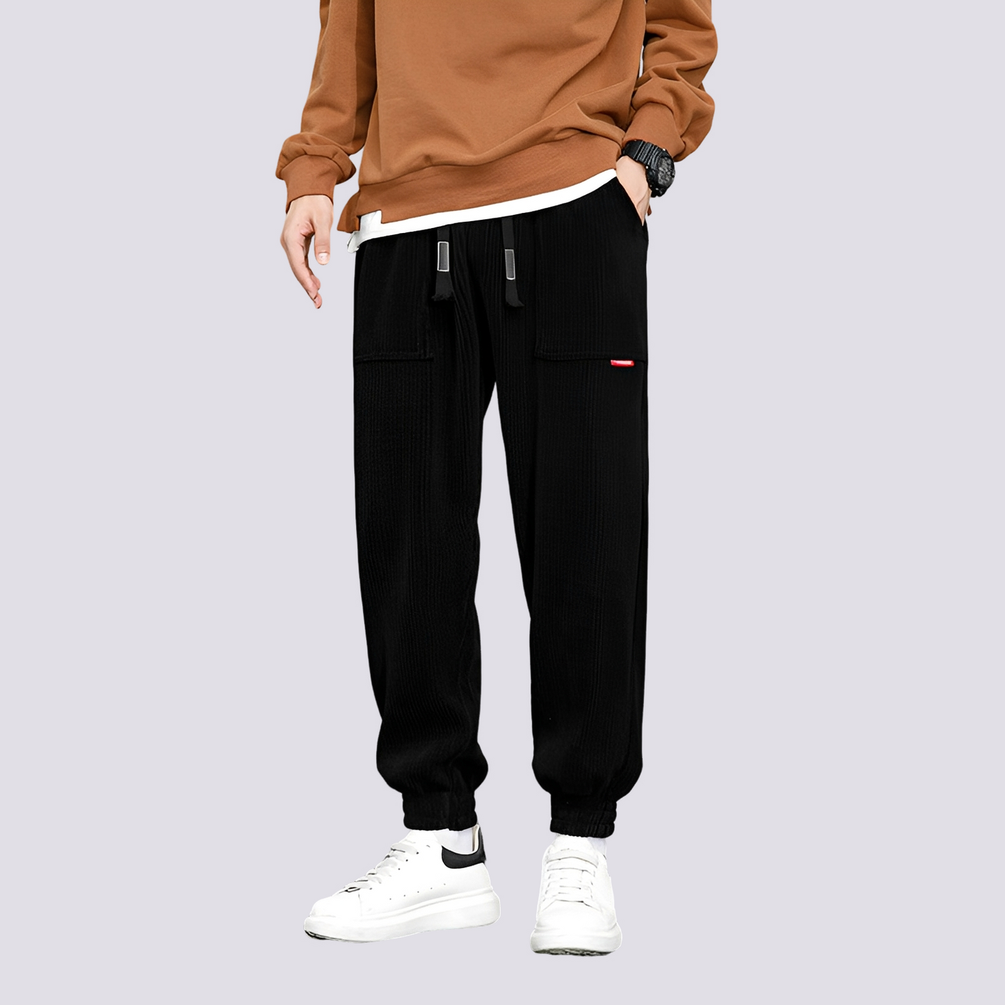 Bequeme Cord-Herrenhose Jogginghose Lässig