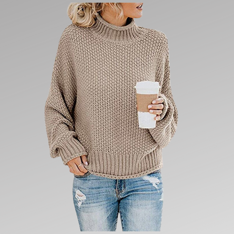 Damen Strickpullover Locker Warm Winter