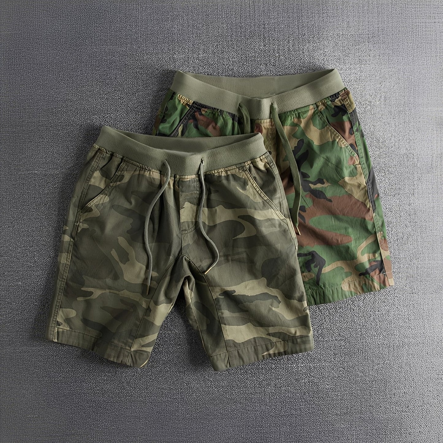 Taktische Camo-Shorts mit Stretch für Herren