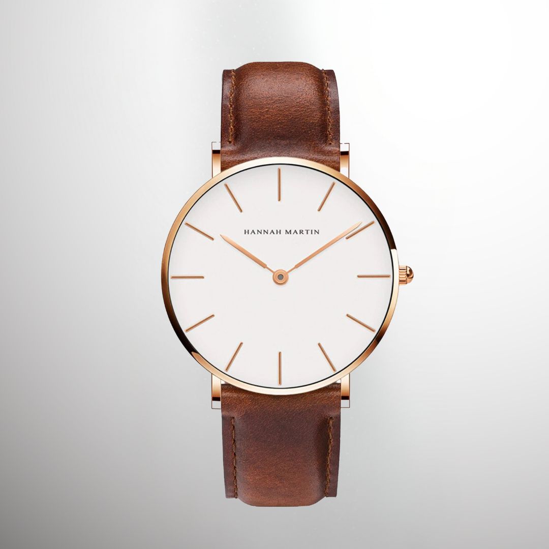Herren Armbanduhr Elegantes Design Leder