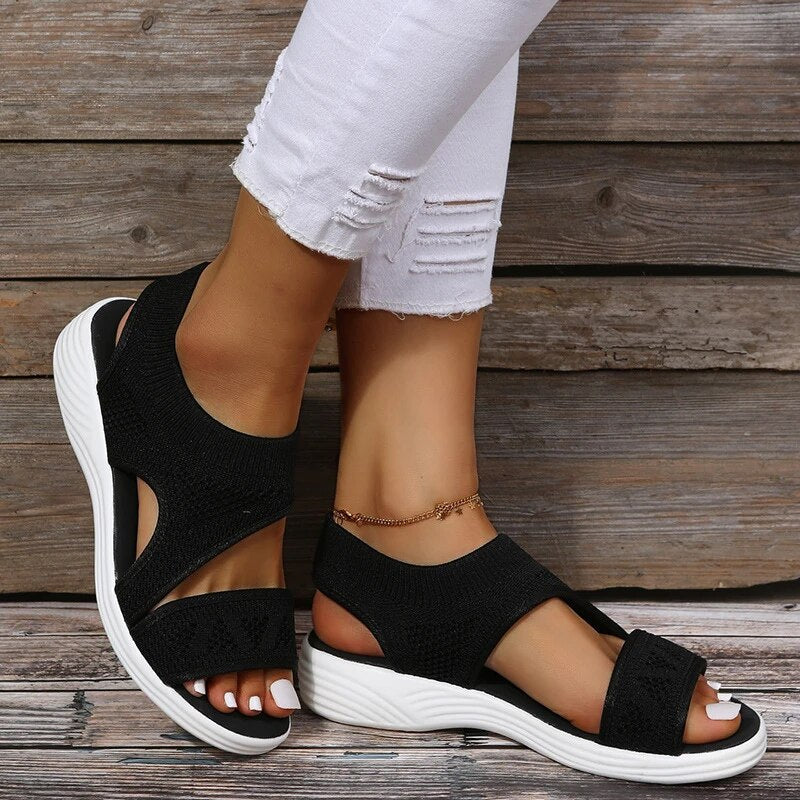 Lisa Orthopädische Sandalen und Pantoletten mit Fischmaulform
