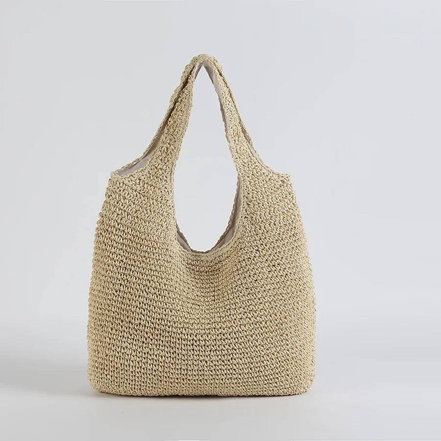 Strandtasche Elegante Stroh Handtasche Sommer