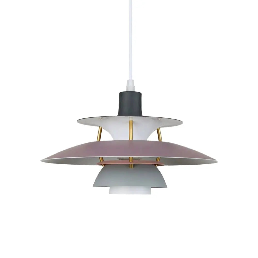 MaxMosaic | Moderne Schatten LED Hängelampe Buntes Metall Wohn/Schlafzimmer/Esszimmer Zendoo.de