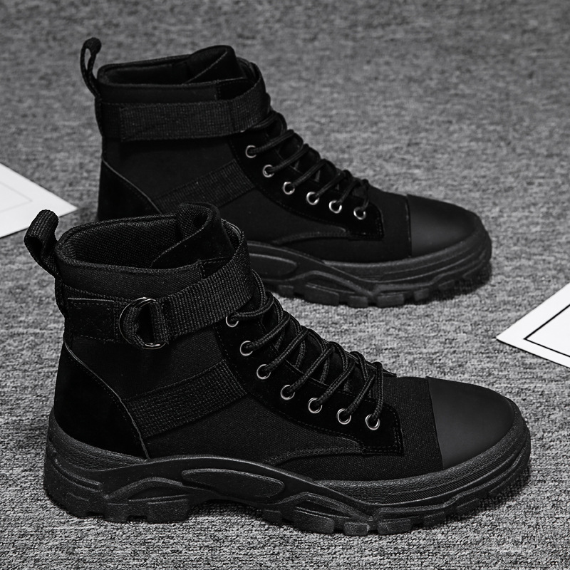 Motorradstiefel Leder Schwarz Berlin Style