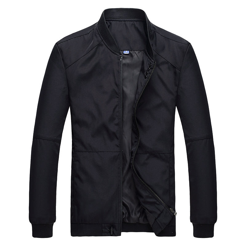 Herren Jacke Freizeit Modern mit Druckknöpfen und Taschen