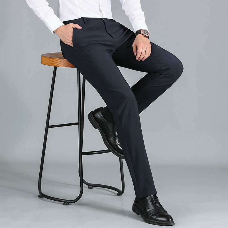 Herren Anzughose Elegant Glänzend Komfortschnitt