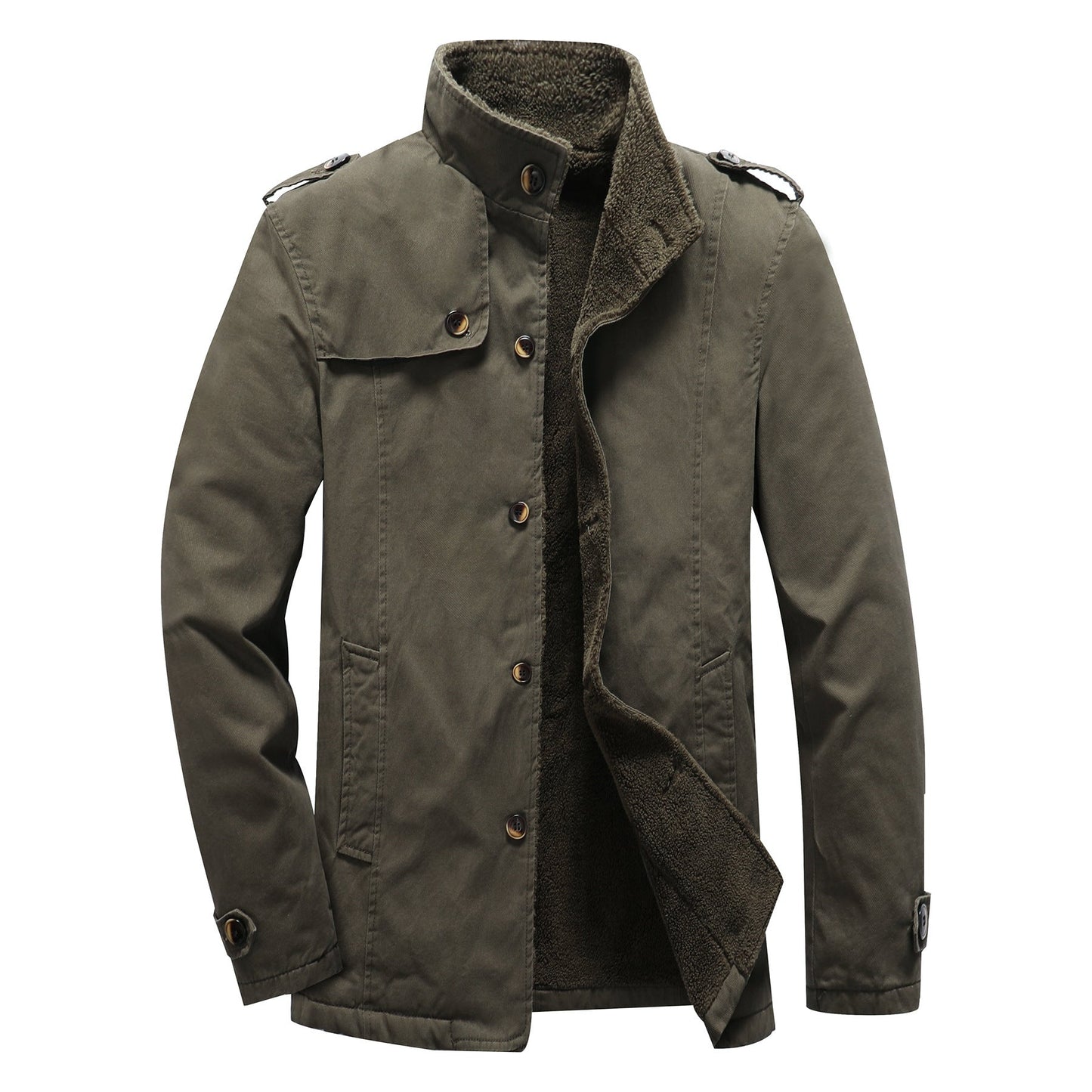 Herren Übergangsjacke Modisch Kuschelig Winter