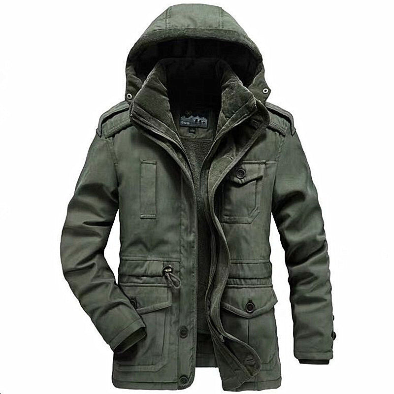 Herren Outdoor-Jacke Warm Gefüttert Wasserdicht