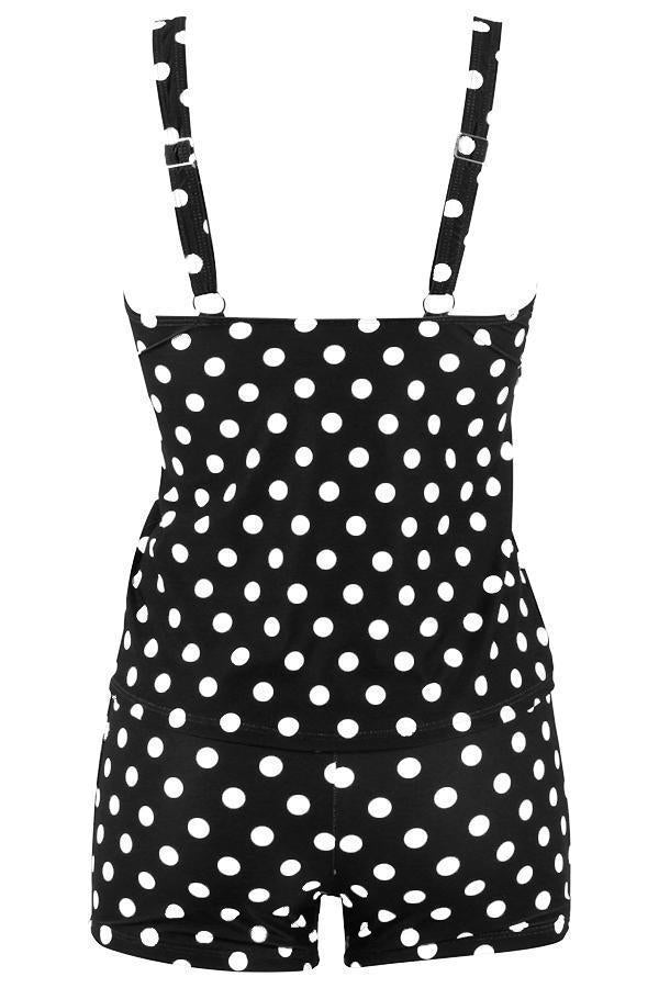 Tankini Set Polkadot Damen Badeanzug