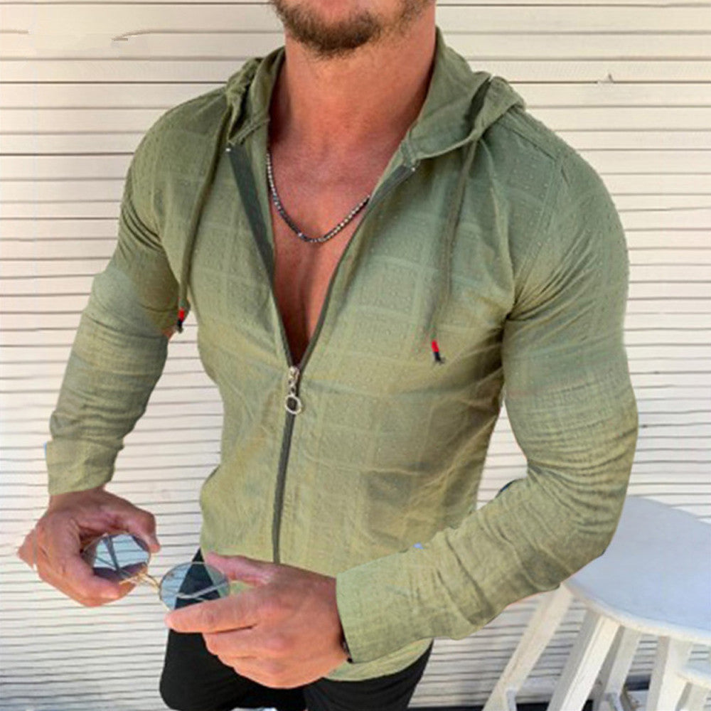 Herren Freizeitjacke Modern Reißverschluss Sportlich