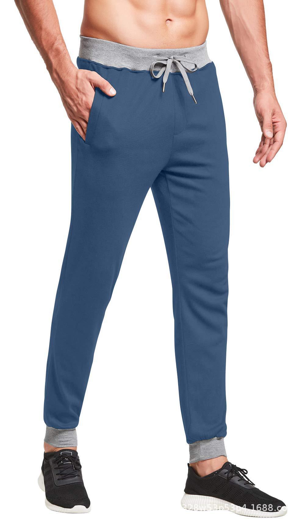Herren Sport Sweatpants Elastisch Bequem Mit Taschen