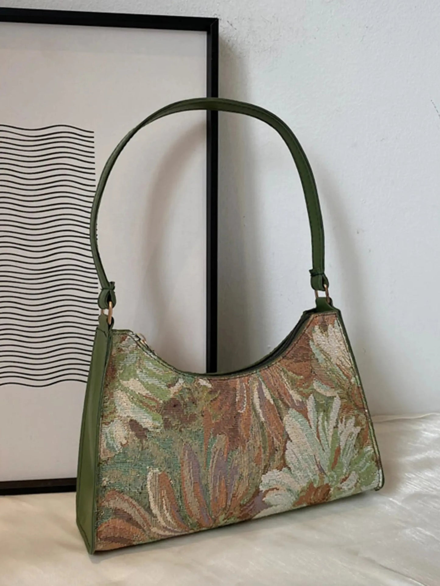 Blumen Umhängetasche Vintage Style Frauen Rucksack