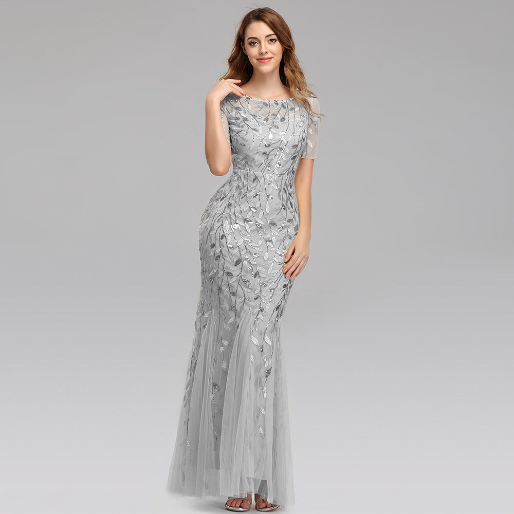 BerlinGlamour Spitzen-Abendkleid