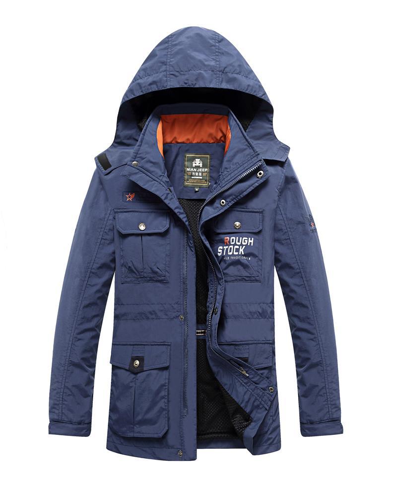 Wasserdichte Herrenjacke Funktionsjacke Outdoor Winddicht