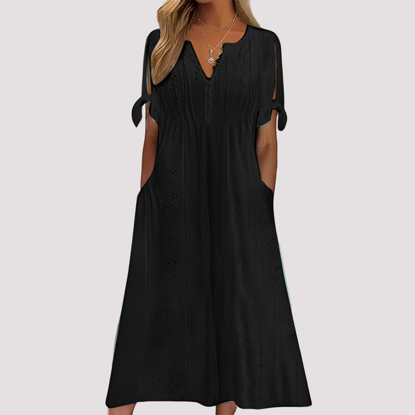 Kleid für Damen Ausgeschnitten Elegant Sommer