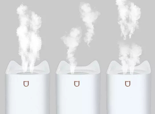 Luftbefeuchter LED Nebel Diffusor Weiß Modern