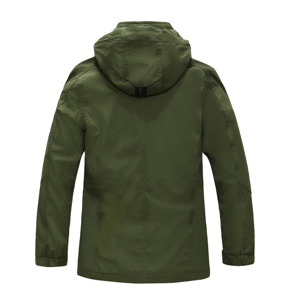 Herren Freizeitjacke Funktionell Wasserdicht