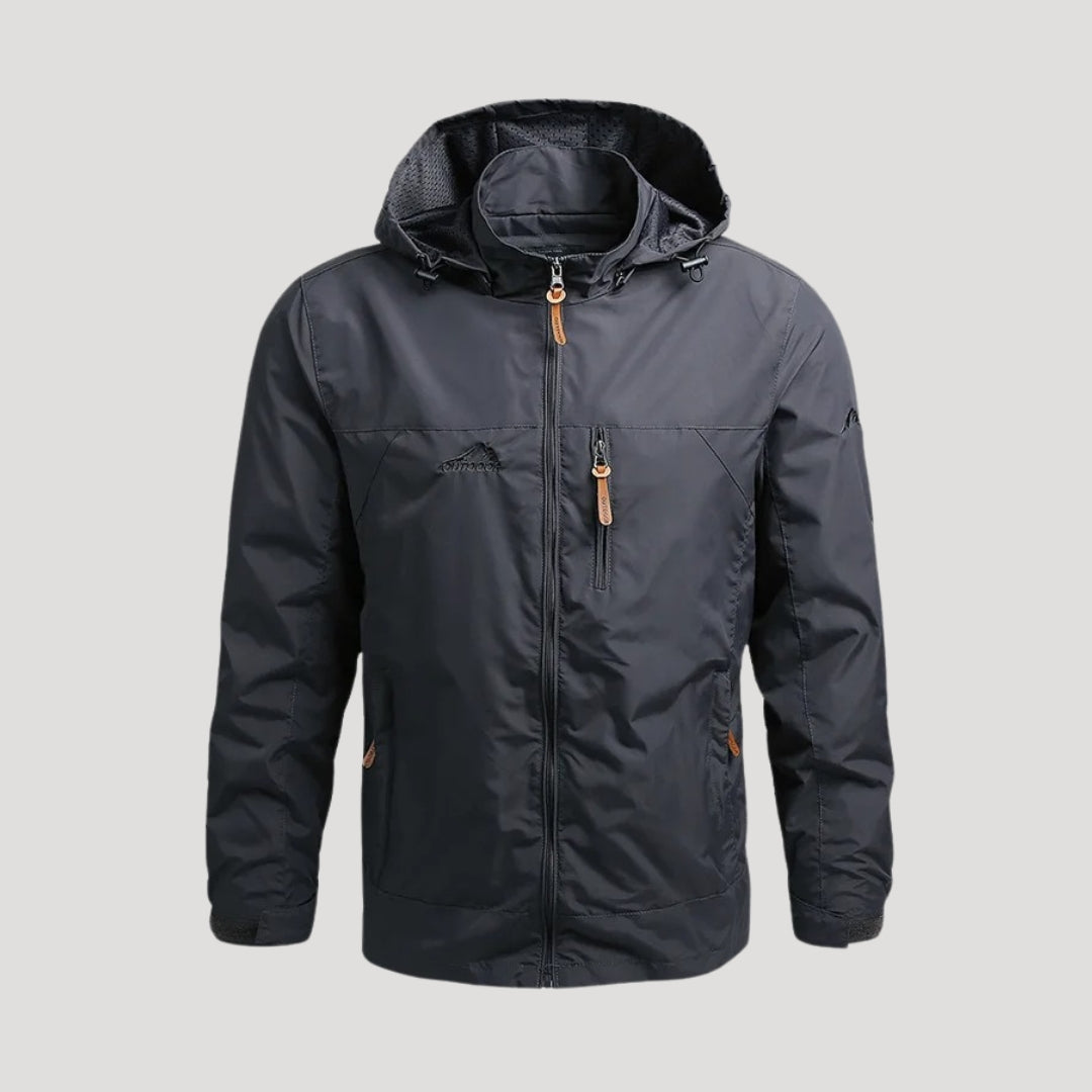 Herren Outdoor-Jacke Kapuzenjacke Frühling Wasserabweisend