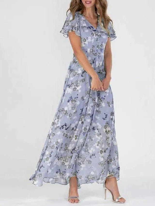 Sommerkleid Maxi Luftig Damenkleid Lang