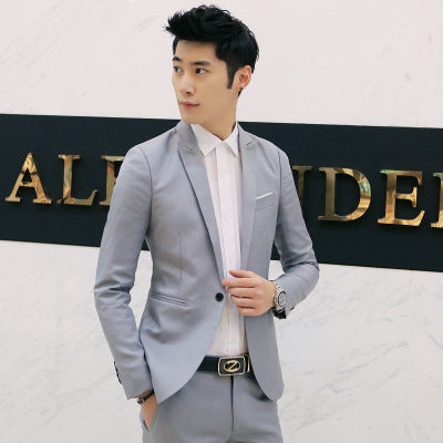 Herren Anzug Slim Fit Modern Elegant